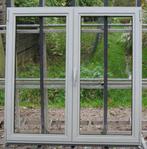 aluminium raam , chassis , venster 135 x 136 mosgrijs - 7003, Bricolage & Construction, Châssis & Portes coulissantes, Raamkozijn
