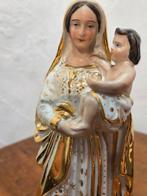 Beeld - Madonna met Kind in vieux bruxelles - Antiek -