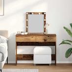 vidaXL Kaptafel met lade Oud Hout 100 x 40 x 130 cm Bewerkt, Verzenden, Nieuw