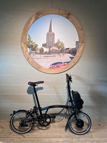 Elektrische Brompton vouwfiets – demo, slechts 2 km! beschikbaar voor biedingen