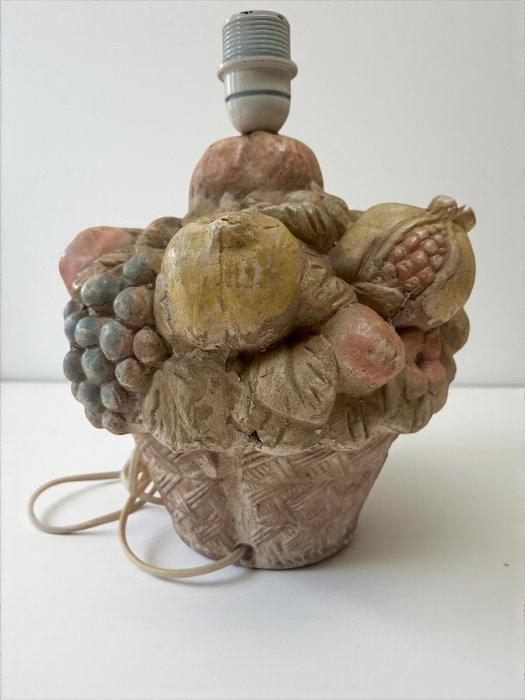 Lamp - Gips - Vintage tafellamp met voet in de vorm van een, Antiek en Kunst, Curiosa en Brocante