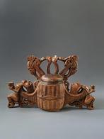 Houten container - Toba Batak - Indonesië  (Zonder, Antiquités & Art