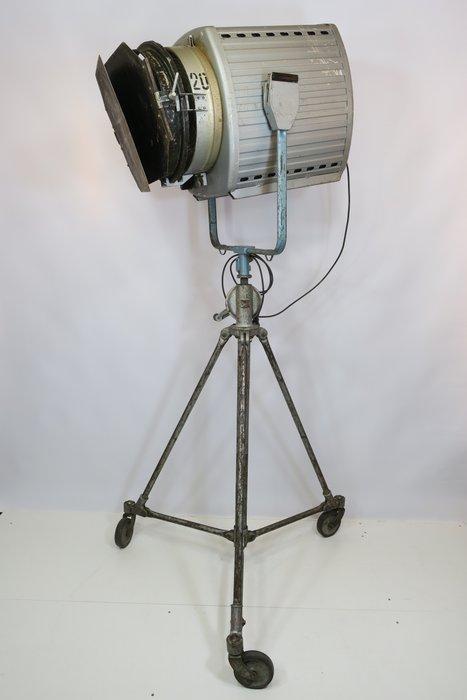 Staande lamp - Staal, Aluminium - Podiumspotlight -, Antiek en Kunst, Antiek | Verlichting