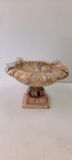 Wijwatervat - 1920-1930 - Vogelschaal met vogels - 28 cm -