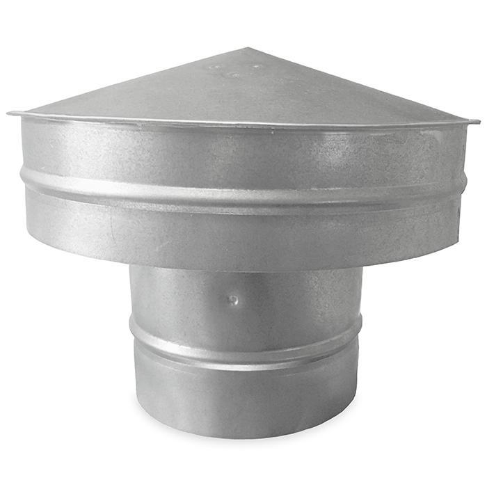 Regenhoed met extra regenbescherming & gaas Ø150mm, Doe-het-zelf en Bouw, Ventilatie en Afzuiging, Nieuw, Verzenden