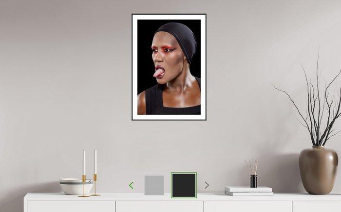 Ben Dauchez - Grace Jones Tongue, Antiek en Kunst, Kunst | Designobjecten