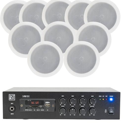 Winkel muziek set met 10 speaker Usb,Sd,Bluetooth,Fm 120 Wat, TV, Hi-fi & Vidéo, Appareils professionnels, Audio