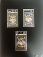 Pokémon Graded card - Dracaufeu, Tortank, Florizarre - PSA 9