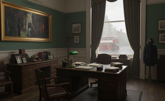 European School (c. 1950) - The Stage-Coach, Antiek en Kunst, Kunst | Schilderijen | Klassiek