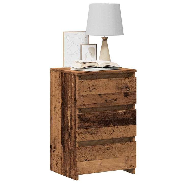 vidaXL Nachtkastje 40x35x62,5 cm bewerkt hout oud, Huis en Inrichting, Slaapkamer | Nachtkastjes, Nieuw, Verzenden