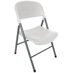 Opklapbare stoel wit | 2 stuks | Zithoogte 44,5cm |Bolero, Verzenden