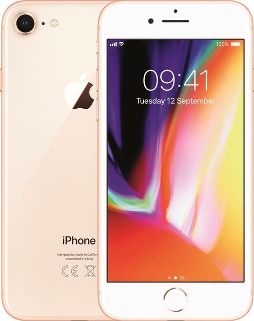 Apple iPhone 8 goud 256GB simlockvrij + Garantie, Telecommunicatie, Mobiele telefoons | Apple iPhone, Nieuw, Ophalen of Verzenden