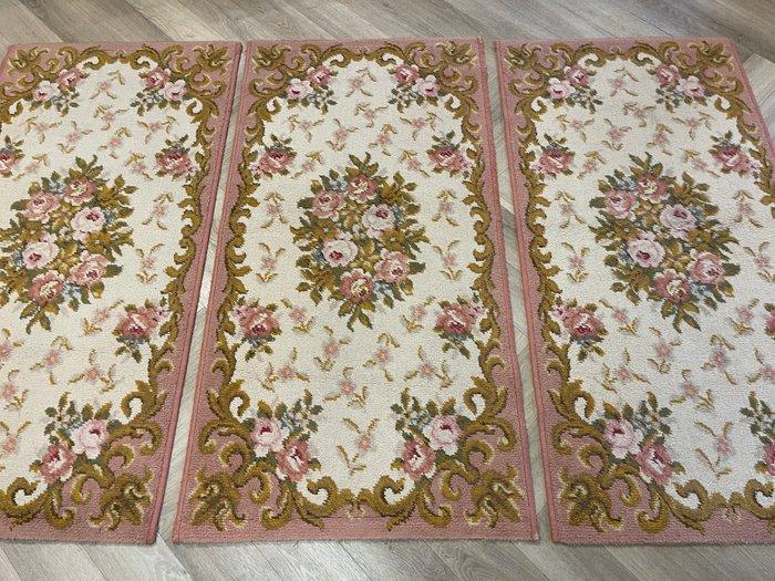 Machine made - 3 stuks bloemmotief tapijt - vloerkleed -, Maison & Meubles, Ameublement | Tapis & Moquettes