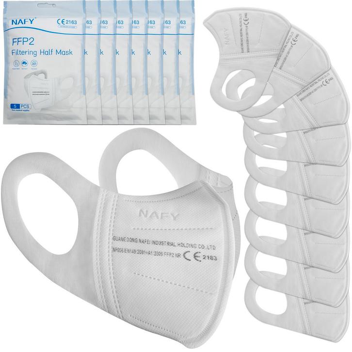 tectake Stofmasker - 50 stuks, Auto diversen, Onderhoudsmiddelen, Verzenden