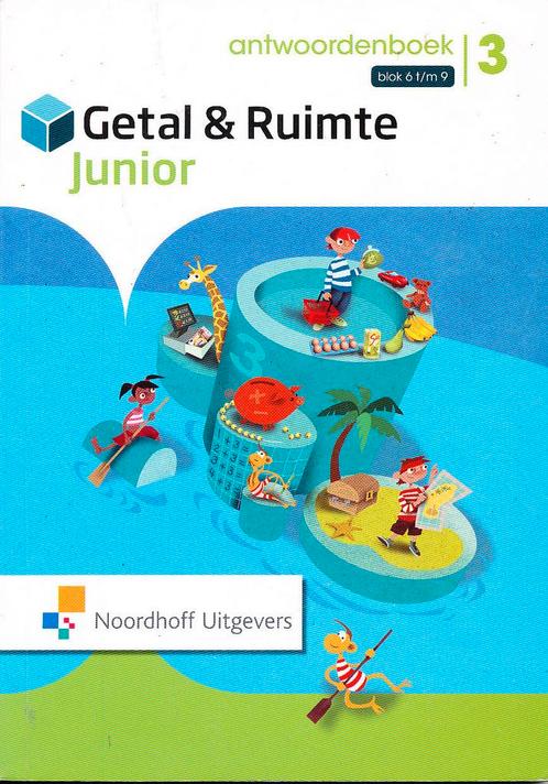 Getal en Ruimte Junior Antwoorden Leerwerkboek blok 6 t/m 9, Livres, Livres scolaires, Envoi