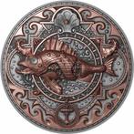 Niue. 5 Dollars 2022 Fish Steampunk - Antique Finish, 2 Oz, Postzegels en Munten, Munten | Europa | Niet-Euromunten