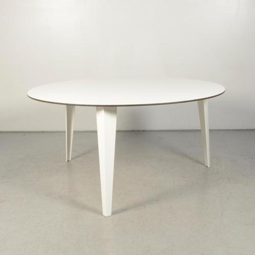 Vergadertafel Ahrend 315 - Wit blad - 150 cm ø, Zakelijke goederen, Kantoor en Winkelinrichting | Kantoormeubilair en Inrichting