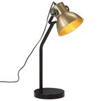 vidaXL Bureaulamp 25 W E27 17x17x60 cm antiek messingkleurig, Huis en Inrichting, Verzenden, Nieuw