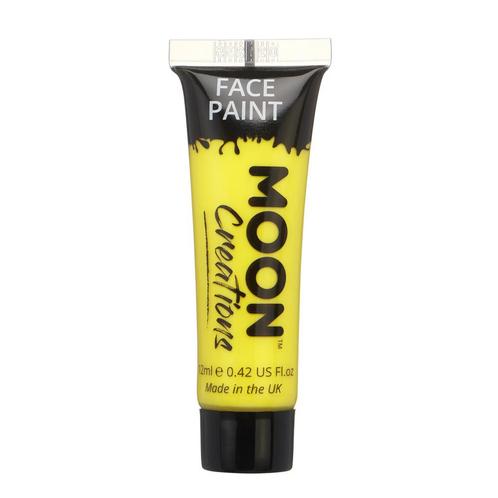Moon Creations Face Paint Yellow 12ml, Hobby & Loisirs créatifs, Articles de fête, Envoi