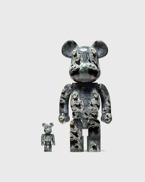 MEDICOM TOY - Be@rbrick Riot Cop 400% & 100% Bearbrick, Antiek en Kunst, Kunst | Schilderijen | Modern