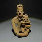 Colima, West-Mexico Terracotta Moederschapsfiguur - 10 cm -, Verzamelen