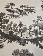 Tissu Toile de Jouy Original- 300x280cm - Artmaison Classic