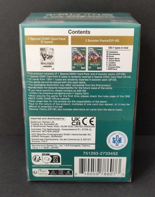 One Piece Card Game Box - OP08 - Two Legends - Double Pack, Hobby en Vrije tijd, Verzamelkaartspellen | Overige
