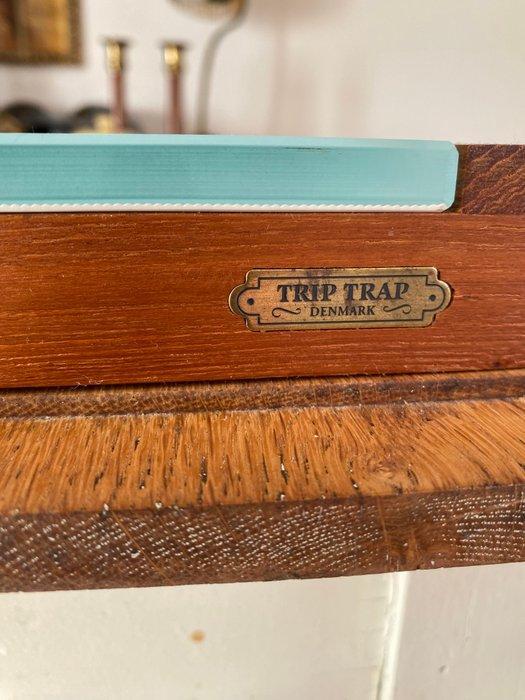 Trip Trap - Dienblad - Triton - Teak - Triton snijplank, Antiek en Kunst, Antiek | Meubels | Stoelen en Sofa's