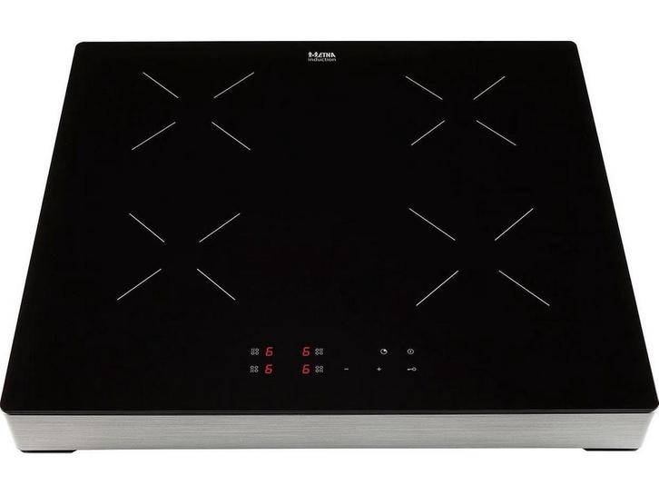 ETNA KIV164RVS - inductie kookplaat - 4 kookzones - zwart, Huis en Inrichting, Woonaccessoires | Overige, Zo goed als nieuw, Verzenden