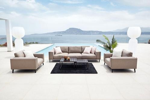 Flow. Doozy sofa set XL taupe chiné |   Sunbrella | SALE, Tuin en Terras, Tuinsets en Loungesets