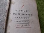 Etienne Louis Geoffroy - Manuscrit d’Auteur :  Manuel de