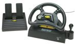 MadCatz Dual Force Racing Wheel-Zwart E-X5C19 (PlayStation, Games en Spelcomputers, Ophalen of Verzenden, Nieuw