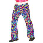 Disco 70S Broek Blauw Paars Heren, Verzenden, Nieuw