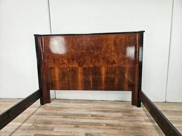 Lit - Lits matrimoniaux exclusifs Art Decò en placage de beschikbaar voor biedingen