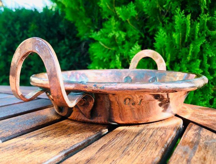 Cacerola / Puchero - Hapjespan - George III - Koper -, Antiek en Kunst, Kunst | Designobjecten