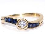 Ring - 18 karaat Geel goud - 0.90ct. tw. Diamant, Nieuw