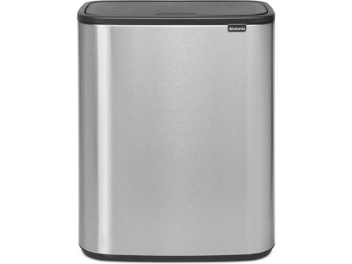 Brabantia Bo Touch Bin - Prullenbak - 60 liter - Matt Steel, Huis en Inrichting, Woonaccessoires | Overige, Zo goed als nieuw