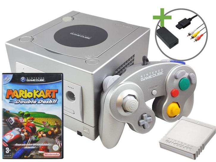 Nintendo Gamecube Starter Pack - Mario Kart Double Dash, Games en Spelcomputers, Spelcomputers | Nintendo GameCube, Verzenden