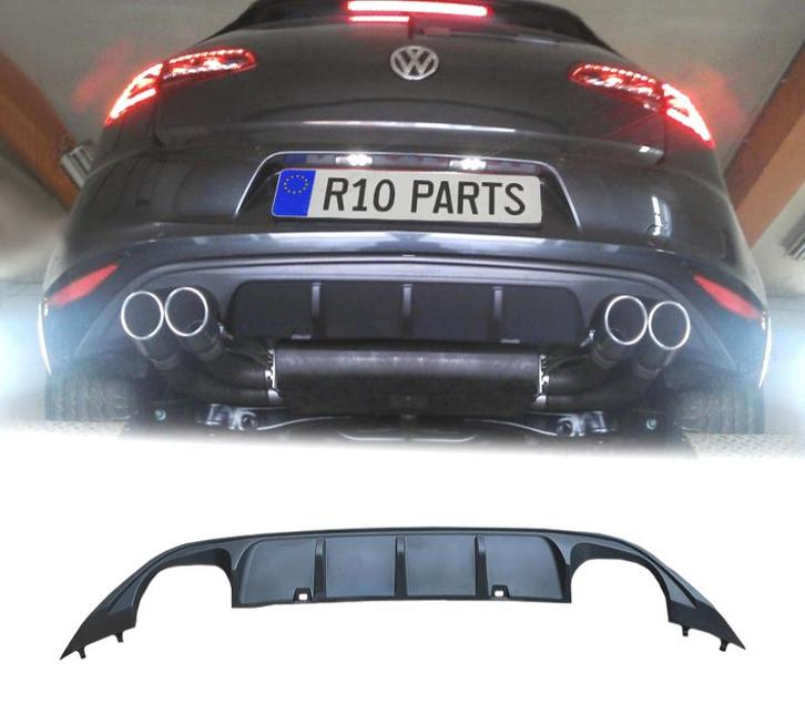 DIFFUSEUR ARRIÈRE VOLKSWAGEN VW GOLF MK7 VII 12-17 LOOK ABT, Auto-onderdelen, Carrosserie, Verzenden