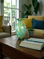 Vaas - Glas - Vaso Murano, hoogte 18 cm.