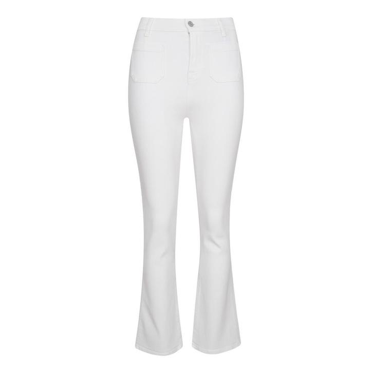 7 for all Mankind • witte HW slim kick jeans • 25, Kleding | Dames, Broeken en Pantalons, Wit, Nieuw, Verzenden