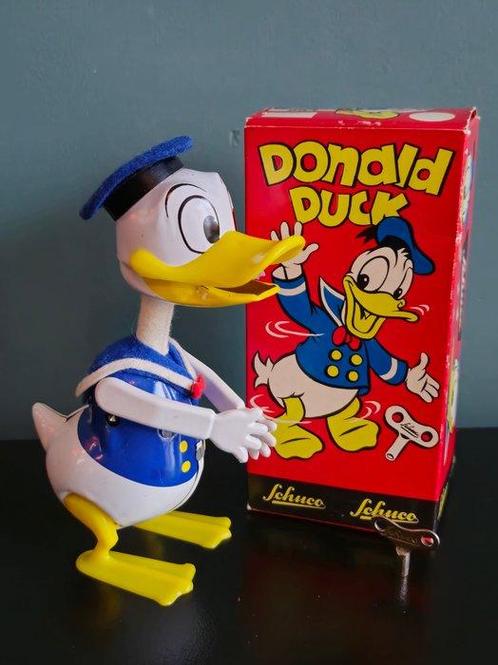 Schuco - Jouet en étain - Disneys Donald Duck, Boxed -, Antiek en Kunst, Antiek | Speelgoed