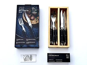 Laguiole - 12 pieces petit fours Cutlery set - 6x forks & 6x