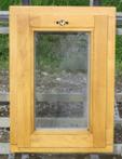 kastanje houten raam , chassis , venster 49 x 70