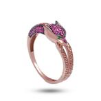 Zonder Minimumprijs - Ring Zilver - 0.35ct. tw. Robijn -, Nieuw
