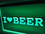 I love beer bier neon bord lamp verlichting reclame lichtbak