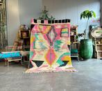 Marokkaans roze wollen tapijt - Berber handgemaakt tapijt -, Huis en Inrichting, Stoffering | Tapijten en Vloerkleden, Nieuw