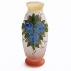 Art Nouveau JEM Vase – Enamelled Satin Glass – France c.1910