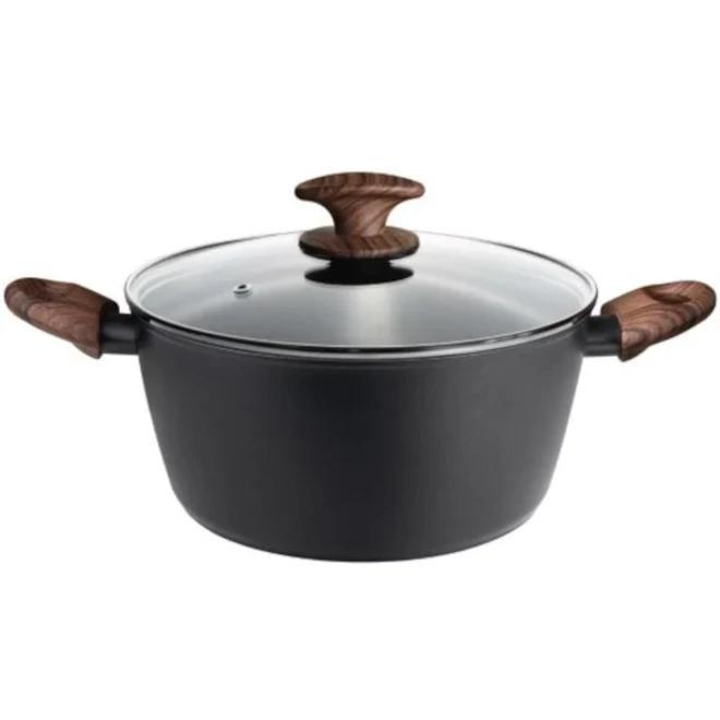 Kookpan | CHALET STONE | Aluminium (Antiaanbaklaag) | 6.6L, Zakelijke goederen, Horeca | Keukenapparatuur, Nieuw in verpakking