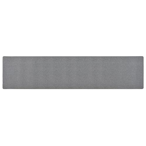 vidaXL Tapis de couloir Gris foncé 80x400 cm, Maison & Meubles, Ameublement | Tapis & Moquettes, Neuf, Envoi